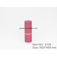 Simple&Pure Aluminum Cylindrical Lipstick Tube Container E158, cup size12.1/12.7,Custom color